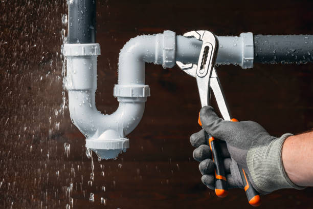 Professional Drain Cleaning technician working in Delavan, WI